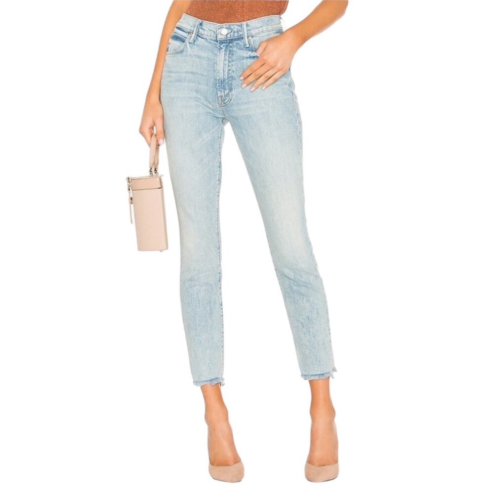 MOTHER SUPERIOR The Stunner Ankle Chew Jeans 24 Walking On Water